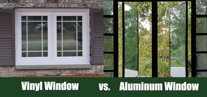 Aluminum vs. Vinyl Windows: A Comprehensive Comparison Aluminum vs. Vinyl Windows: A Comprehensive Comparison